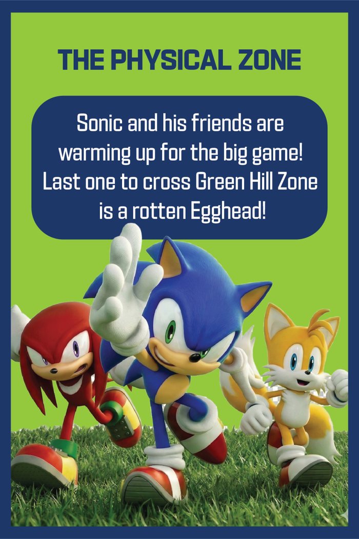 Sonic Physical Zone collateral card