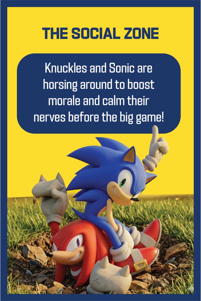 Sonic Social Zone collateral card