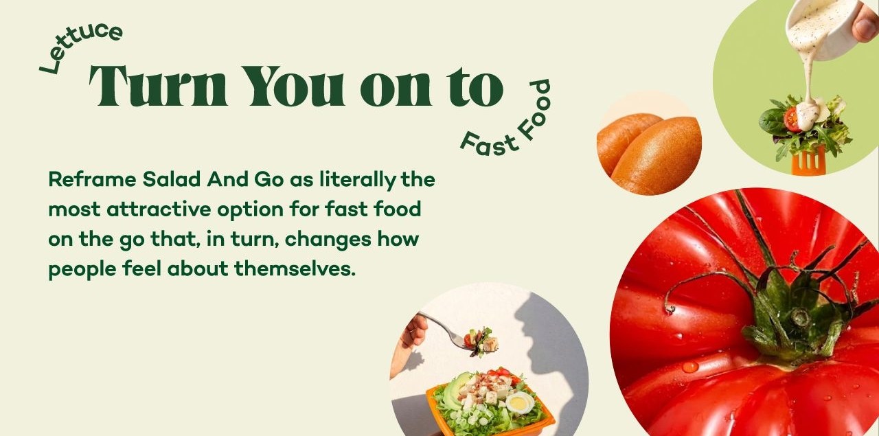 Lettuce Turn You On to Fast Food campaign creative